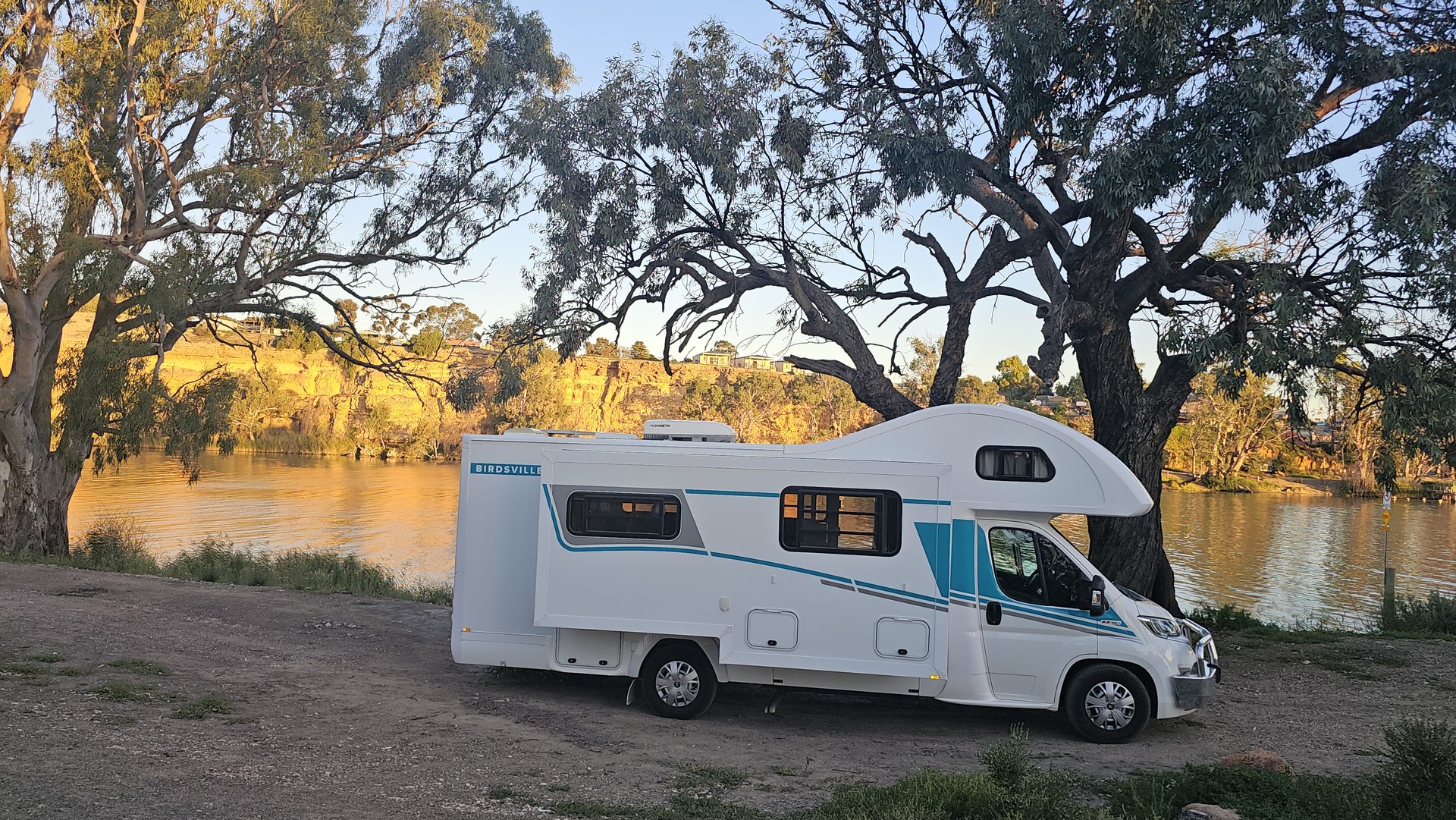 Bush camp, dusk